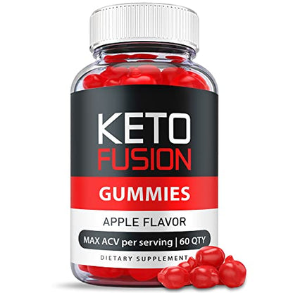 Keto Fusion Gummies - Official Formula, Vegan - Keto Fusion ACV Gummies Advanced 
