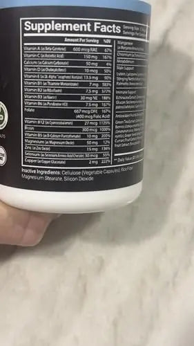 Stellar Labs Men's Low FODMAP Vegan Daily Multivitamin, No Iron | Easy On Sensitive Stomachs, Easy to Swallow Vitamins | Stellar LabsBuy Supplements Australia