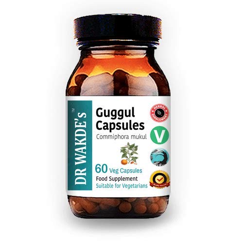 DR WAKDE'S Guggul Capsules (Mukul Myrrh, Commiphora Mukul, 60 Veg Caps, Plant-Based Supplement, Ayurvedic Herb, All Natural, Vegan) DR WAKDE'sBuy Supplements Australia