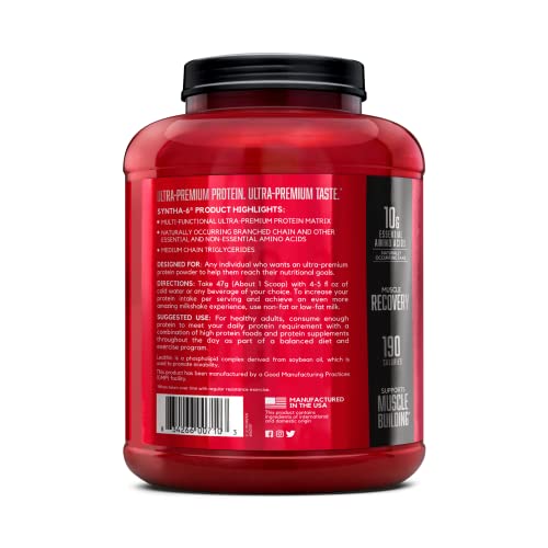 BSN SYNTHA-6 Whey Protein Powder with Micellar Casein, Milk Protein Isolate Powder BSNBuy Supplements Australia