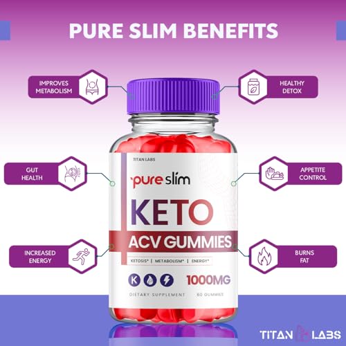 (3 Pack) Pure Slim Keto ACV Gummies, Pure Slim Keto ACV Advanced Weight Loss 1000 MG Titan LabsBuy Supplements Australia