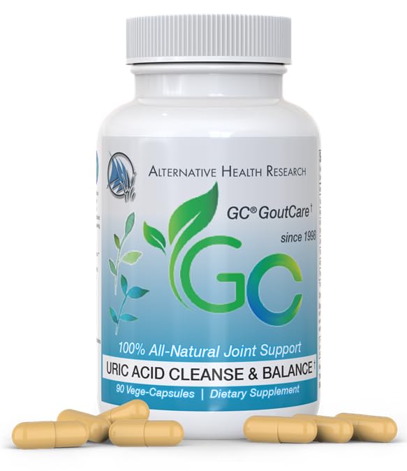 GC® GoutCare: Uric Acid Control | Uric Acid Prevention | Joint Health Supplement | Joint Relief | with Turmeric, Celery Seed Extract, Milk Thistle and More | 90 Capsules per Bottle | Non-GMO Alternative Health Research LLCBuy Supplements Australia
