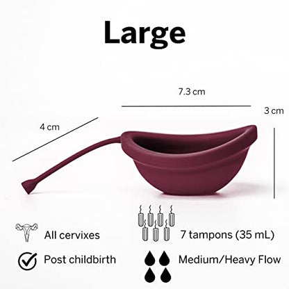 Pixie Cup 2 Menstrual Discs - Most Comfortable Reusable Period Discs - Removable Stem Pixie CupBuy Supplements Australia