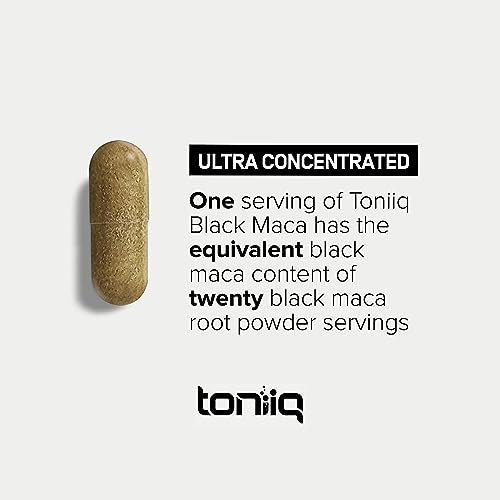40,000mg Pure Black Maca Root Extract - Ultra Concentrated 20:1 Single Origin Wildcrafted ToniiqBuy Supplements Australia
