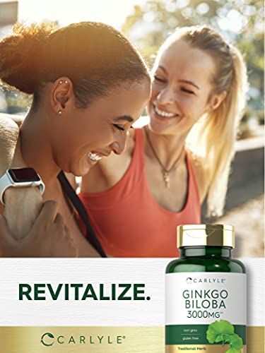 Carlyle Ginkgo Biloba 3000mg | 400 Tablets | Non-GMO, Gluten Free CarlyleBuy Supplements Australia