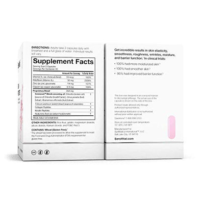 SeroVital Skin Restore, Healthy Skin Supplement with Ceramides and Hyaluronic Acid SerovitalBuy Supplements Australia