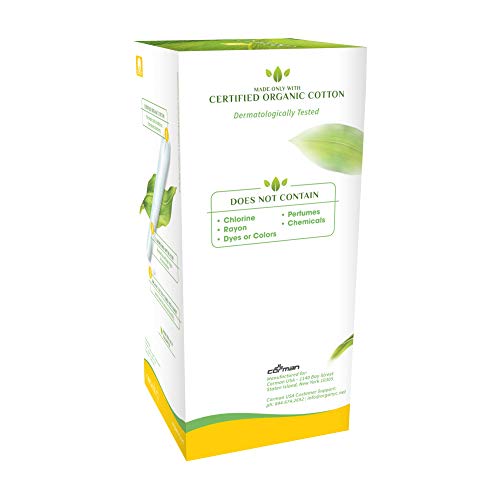ORGANYC Hypoallergenic 100% Organic Cotton Internal Tampons with Applicator, REGULAR, 16-count OrganycBuy Supplements Australia