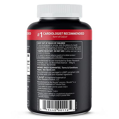 Qunol CoQ10 100mg Softgels, Ultra CoQ10 100mg, 3x Better Absorption, Antioxidant QunolBuy Supplements Australia