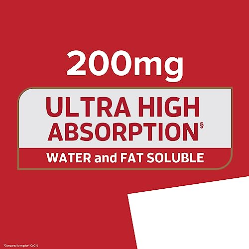 Qunol CoQ10 200mg Softgels, Ultra CoQ10 - Ultra High Absorption Coenzyme Q10 Supplem QunolBuy Supplements Australia