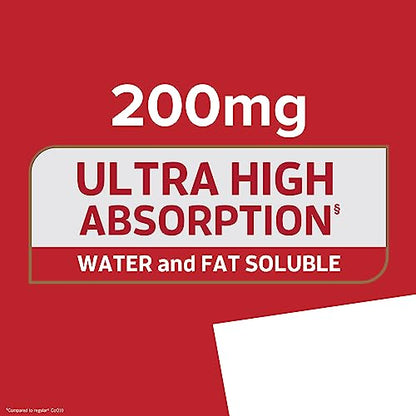 Qunol CoQ10 200mg Softgels, Ultra CoQ10 - Ultra High Absorption Coenzyme Q10 Supplem QunolBuy Supplements Australia