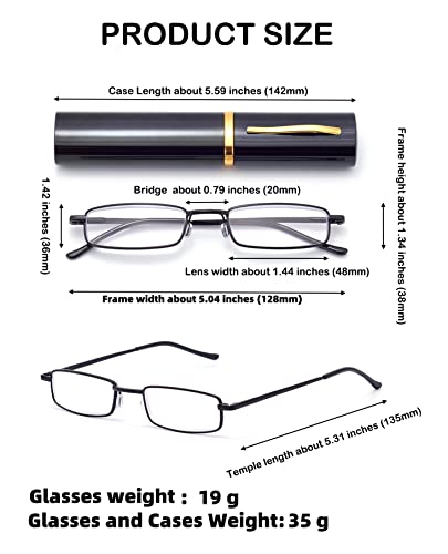 HIGHLIKE 4-Pack Slim Pocket Reading Glasses Men Women, Compact Readers Super Clear HIGHLIKEBuy Supplements Australia
