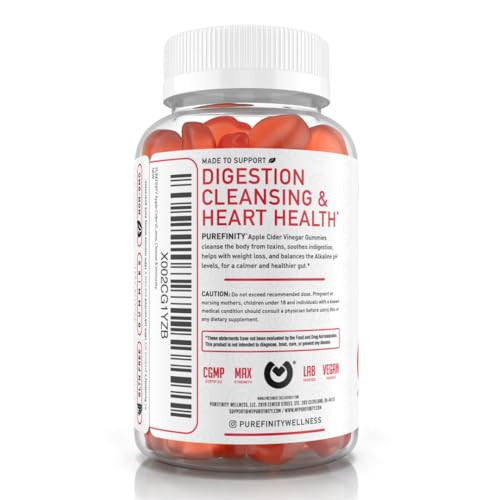 PUREFINITY Apple Cider Vinegar Gummies – Raw, Natural, Unfiltered ACV from The Mother PUREFINITYBuy Supplements Australia