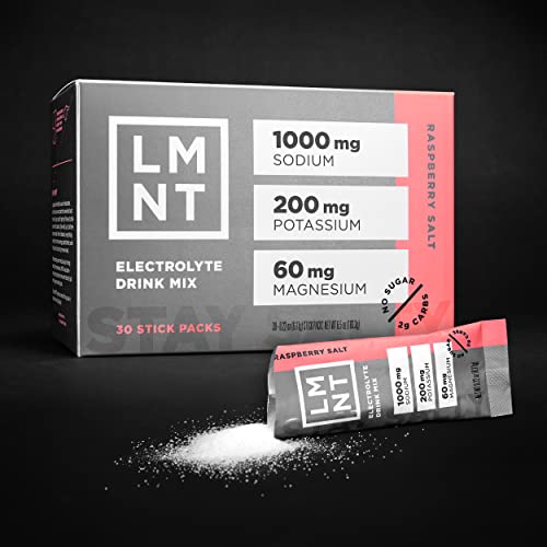 LMNT Zero-Sugar Electrolytes - Raspberry Salt - Hydration Powder Packets | No Dodgy Drink LMNTBuy Supplements Australia