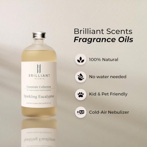 Brilliant Scents - Sparkling Eucalyptus | Luxury Home & Business Scent | Fragrance Oil - 500ml Brilliant ScentsBuy Supplements Australia