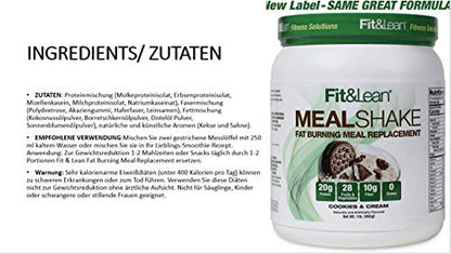 Fit & Lean Meal Shake, Fat Burning Meal Replacement, Meal Replacement with Protein Fit & LeanBuy Supplements Australia