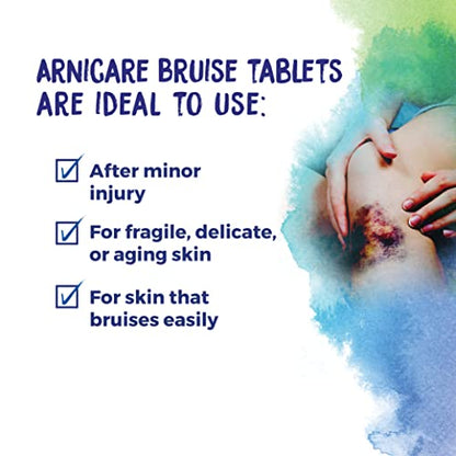 Boiron Arnicare Bruise for Relief of Pain or Swelling from Injuries, and Discoloration of Bruises - 60 Tablets BoironBuy Supplements Australia