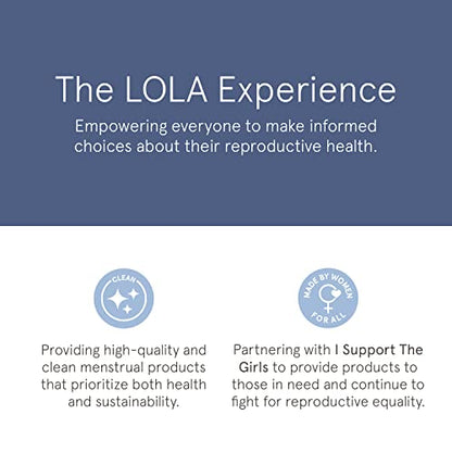 LOLA Organic Cotton Tampons, 60 Count - Tampons Regular, Period Feminine Hygiene Products LOLABuy Supplements Australia