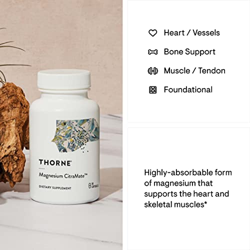 THORNE Magnesium CitraMate - Magnesium Supplement with Citrate-Malate - Support THORNEBuy Supplements Australia