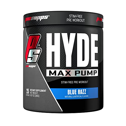 PROSUPPS Hyde Max Pump Pre Workout for Men and Women - Nitric Oxide Supplement