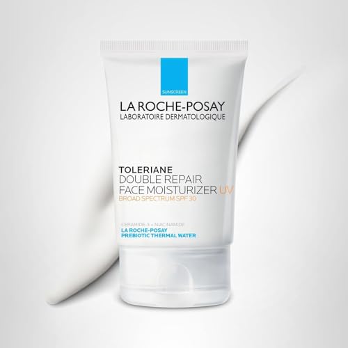 La Roche-Posay Toleriane Double Repair UV SPF Moisturizer for Face, Daily Facial Moisturizer with Sunscreen SPF 30