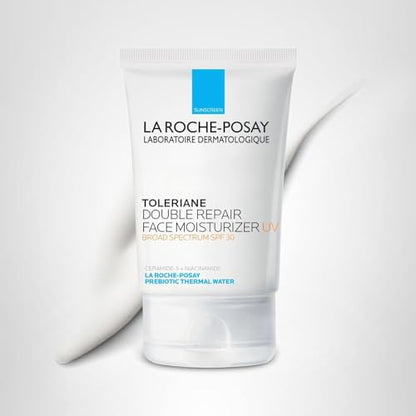 La Roche-Posay Toleriane Double Repair UV SPF Moisturizer for Face, Daily Facial Moisturizer with Sunscreen SPF 30