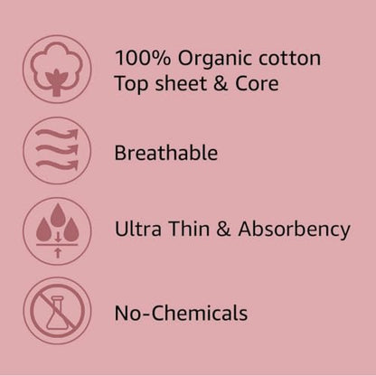 Livlit Ultra Thin Panty Liners Sanitary Pads, 100% Certified Organic Cotton from Texas, Light Absorbency LIVLITBuy Supplements Australia