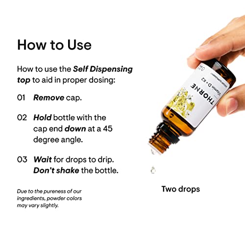 THORNE Vitamin D + K2 Liquid with a metered Dispenser - Vitamins D3 and K2 to Support THORNEBuy Supplements Australia