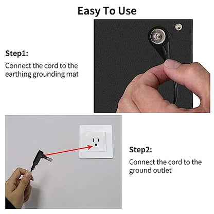 EOHELGRO Grounding Mat Kit, Grounding Mats with 15 Foot Cord, Foot Pad/Computer Mouse Mat EOHELGROBuy Supplements Australia