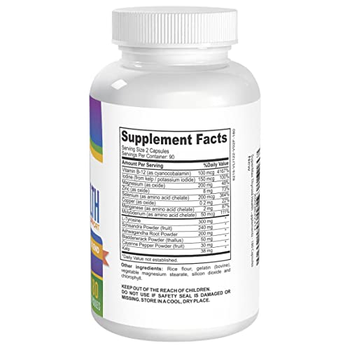 3-Month Thyroid Support Supplement (All-in-1 Formula) with 14 Active Ingredients Elevate Recovery SupplementsBuy Supplements Australia