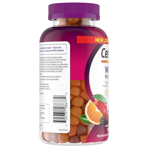 Centrum MultiGummies Gummy Multivitamin for Women, Multivitamin/Multimineral Supplement with Vitamin D3, B and Antioxidants CentrumBuy Supplements Australia