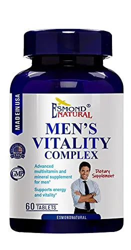 Esmond Natural: Men's Vitality Complex (Advanced Multivitamin and Mineral Supplement for Men. Supports Energy and Vitality) Esmond NaturalBuy Supplements Australia