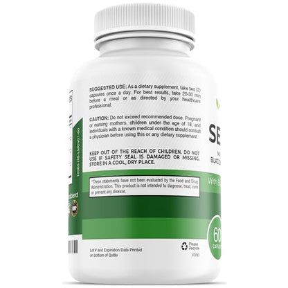 healblend Organic Irish Moss, Bladderwrack, Burdock, & BioPerine - 1405mg with Black Pepper healblendBuy Supplements Australia