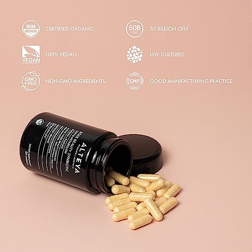 Alteya Organics Beauty Prebiotics + Probiotics and Rose Extracts, Skin Beauty from Within Supplement Alteya OrganicsBuy Supplements Australia