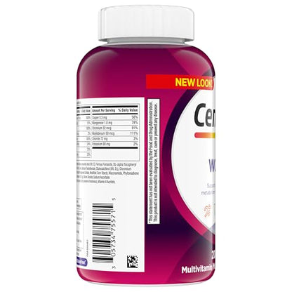 Centrum Multivitamin Tablet for Women, Multivitamin/Multimineral Supplement with Iron, Vitamin D3, B Vitamins and Antioxidant Vitamins C and E CentrumBuy Supplements Australia
