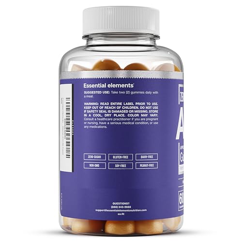 Essential Elements Zero-Sugar ACV Apple Cider Vinegar Gummies from “The Mother” Essential ElementsBuy Supplements Australia