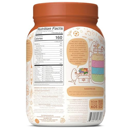KOS Organic Vegan Protein Powder with 50mg Caffeine, Salted Caramel Coffee KOSBuy Supplements Australia