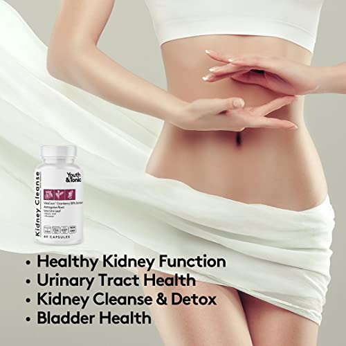 Youth & Tonic Kidney Cleanse Detox for Residual Metabolic Waste & Excess Body Water Youth & TonicBuy Supplements Australia
