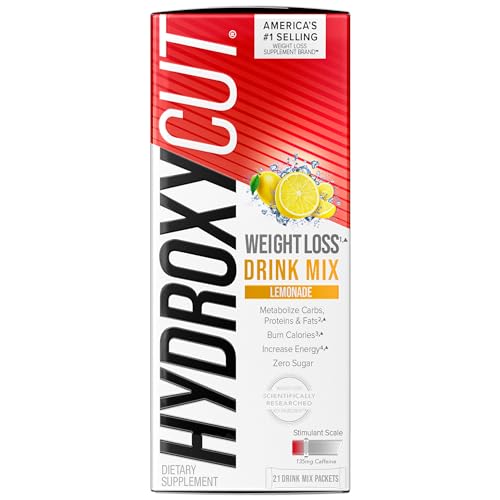 Hydroxycut Drink Mix Weight Loss Supplements, Lemonade, 21 Count (Pack of 1) HydroxycutBuy Supplements Australia