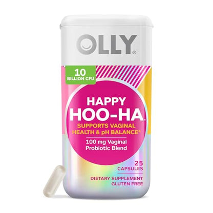 OLLY Happy Hoo-Ha Capsules, Probiotic for Women, Vaginal Health and pH OLLYBuy Supplements Australia
