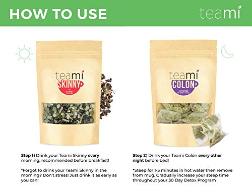 Teami® 30-Day Detox Tea Pack: All-Natural Teatox Kit with Teami Skinny & Teami Colon TeamiBuy Supplements Australia