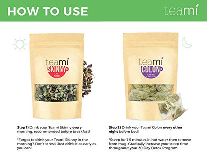 Teami® 30-Day Detox Tea Pack: All-Natural Teatox Kit with Teami Skinny & Teami Colon TeamiBuy Supplements Australia