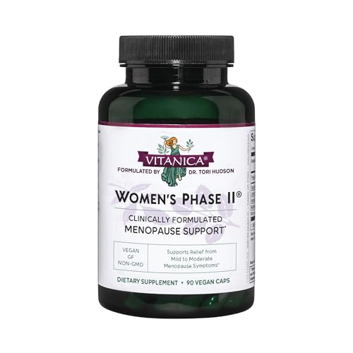 Vitanica Women's Phase II, Menopause Support, Vegan, 90 Capsules