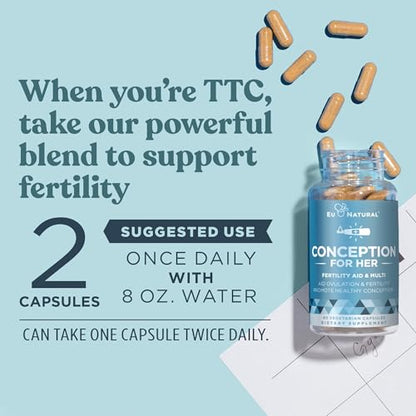 Conception Fertility Supplements for Women – Prenatal Vitamins – Promote Hormone Balance Eu NaturalBuy Supplements Australia
