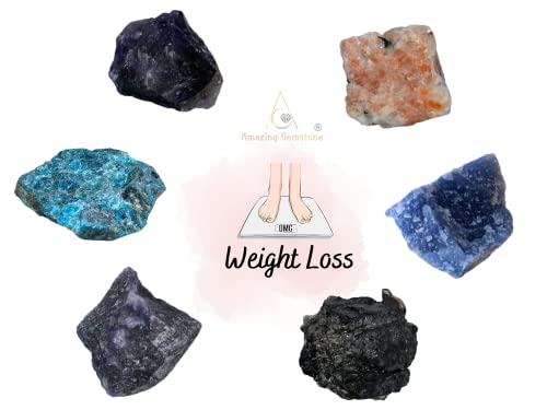 Weight Loss Crystals and Stone Sets Manifestation, Set of 6 Black Tourmaline, Amethyst Amazing GemstoneBuy Supplements Australia