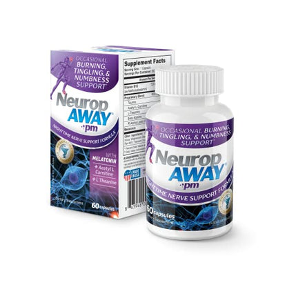 NeuropAWAY Nerve Support PM | 60 Capsules NeuropAWAYBuy Supplements Australia