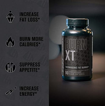 Burn XT Black Thermogenic Fat Burner - Weight Loss Supplement, Appetite Suppressant Jacked FactoryBuy Supplements Australia