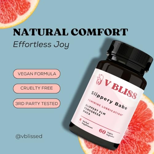 V Bliss Slippery Babe Vaginal Moisturizer Capsules | Relieves Vaginal Dryness with Slippery Elm V BlissBuy Supplements Australia