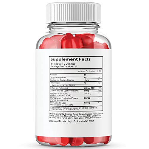 (Official) Slimming Gummies with Apple Cider Vinegar It Works for ACV - Gut Health VitakingBuy Supplements Australia