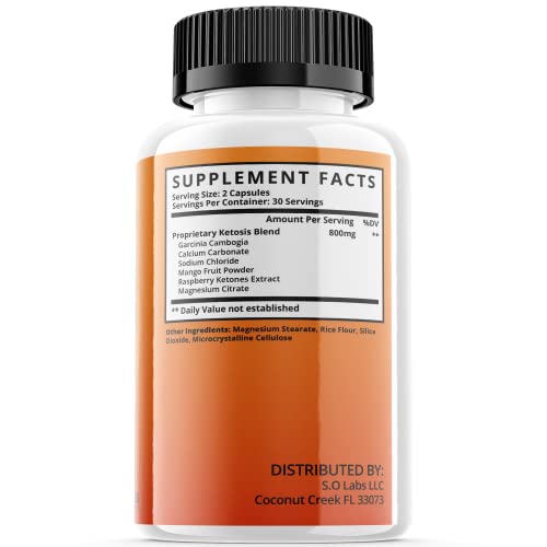 (3 Pack) Keto GT Weight Manaement Pills Advanced Formula Pastillas dr Tablets 800mg S.O LabsBuy Supplements Australia