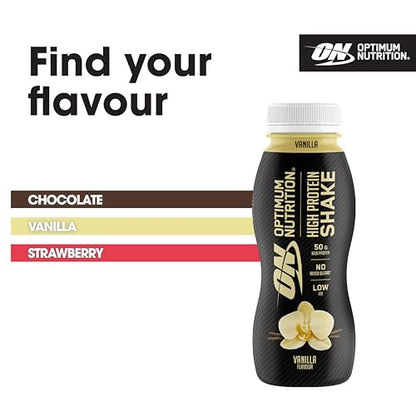 Optimum Nutrition High Protein Shake Bottles, Ready To Drink Healthy Snacks, No added Optimum NutritionBuy Supplements Australia